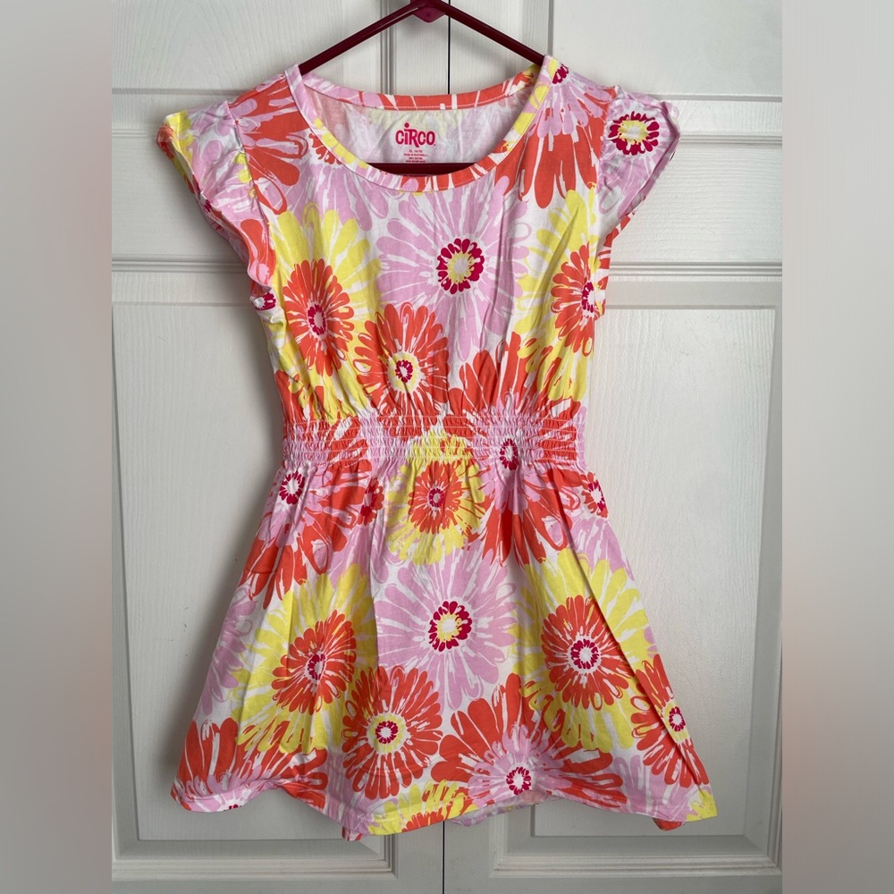 Circo Kids Floral Top - Pink, Yellow, Orange